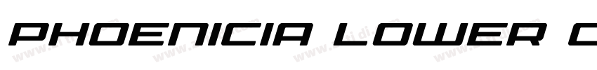 Phoenicia Lower Cas字体转换